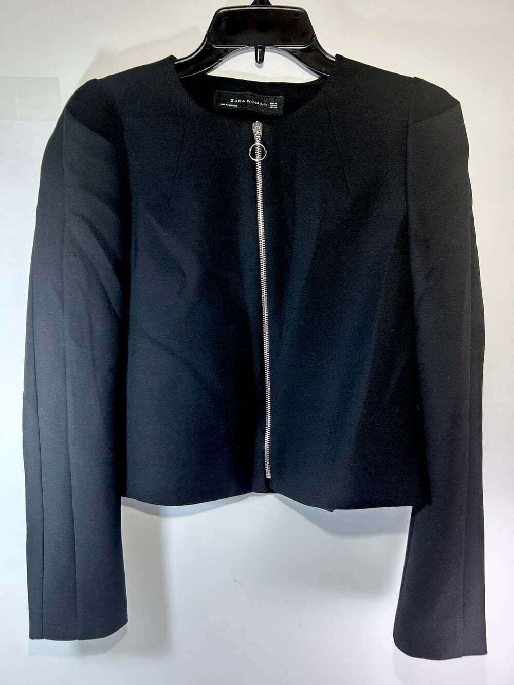 Zara Woman Black short blazer size Medium